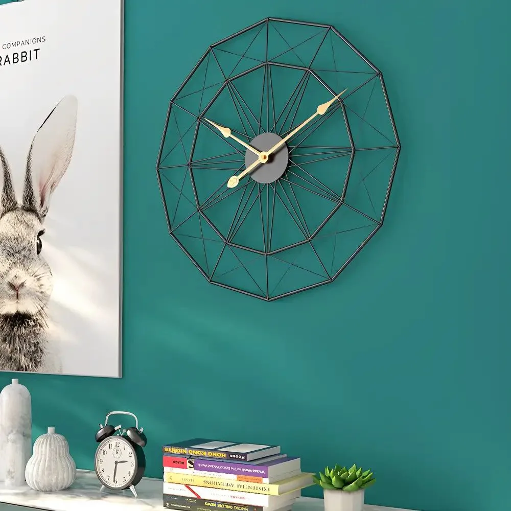 horloge murale nordique design minimaliste
