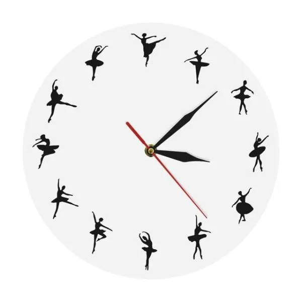 Horloge Murale Originale Ballerines