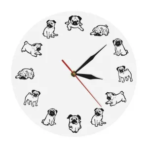 Horloge Murale Originale Chiens