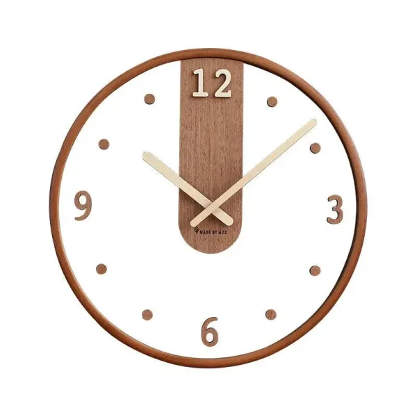 horloge murale originale en bois