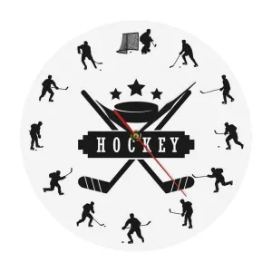 Horloge Murale Originale Hockey