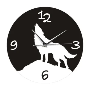 Horloge Murale Originale Loup