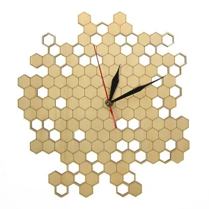 Horloge Murale Originale Nid d’Abeille
