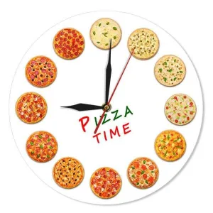 Horloge Murale Originale Pizza