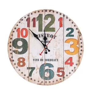 Horloge murale rétro à la française