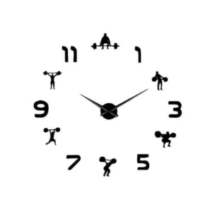 Horloge Murale Stickers Fitness