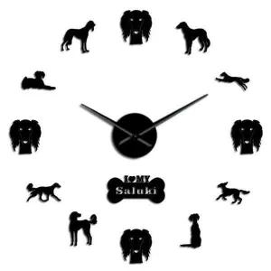 Horloge Murale Stickers Saluki