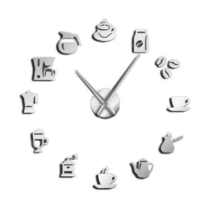 Horloge Murale Stickers Thé