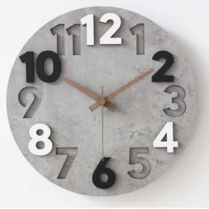 horloge murale style industriel cuisine