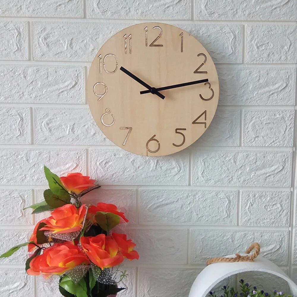horloge murale vintage minimaliste