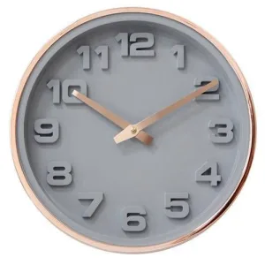 Horloge Scandinave Grise