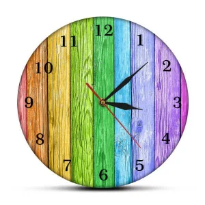 Horloge Vintage Arc-En-Ciel
