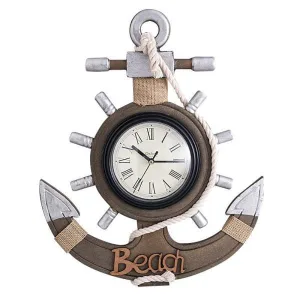 horloge vintage bois ancre