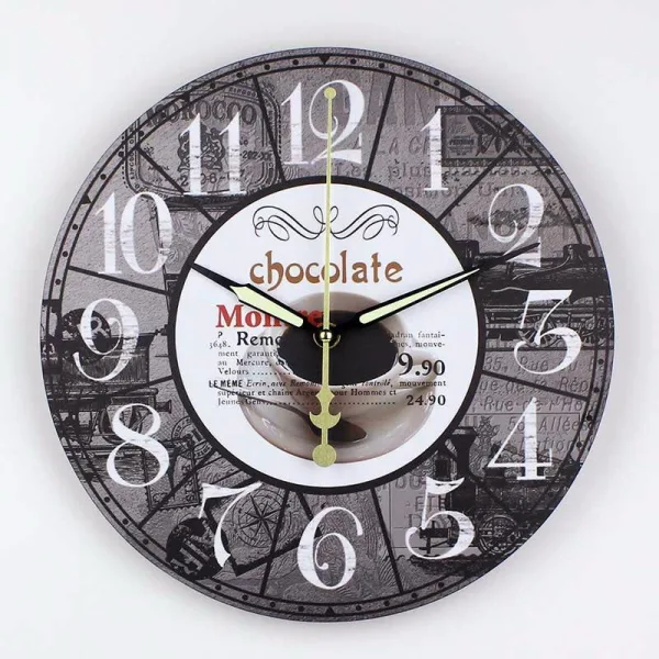 Horloge Vintage Café