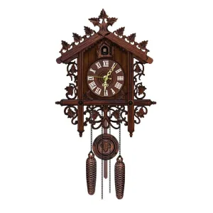 Horloge Vintage Coucou Bois