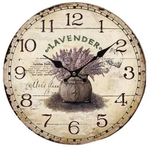 Horloge Vintage Lavande