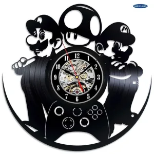 horloge vinyle gamer