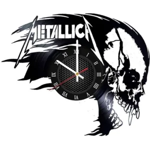 horloge vinyle metallica