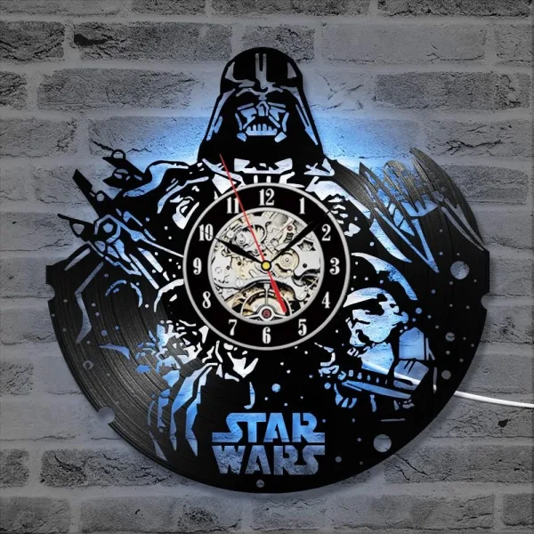 horloge vinyle star wars fans