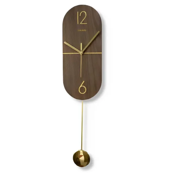 pendule vintage en bois